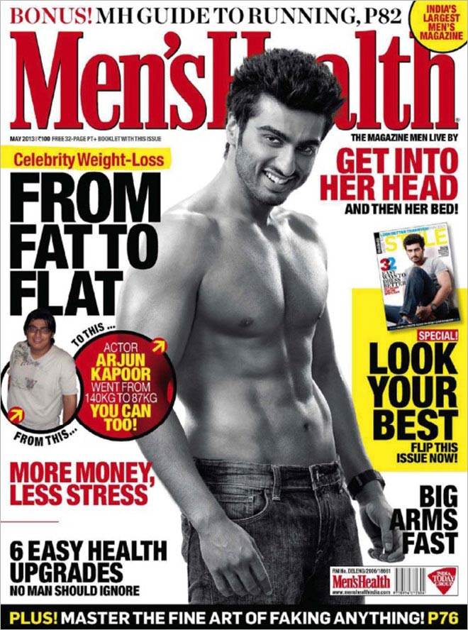 Arjun Kapoor on Men's Health cover