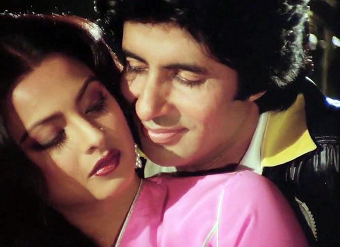 Rekha and Amitabh Bachchan in Silsila