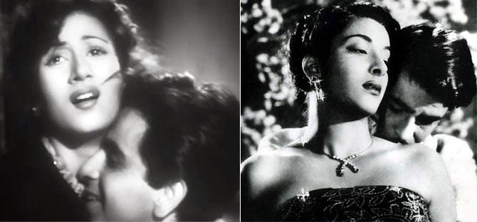 Madhubala in Taraana and Nargis in Awara