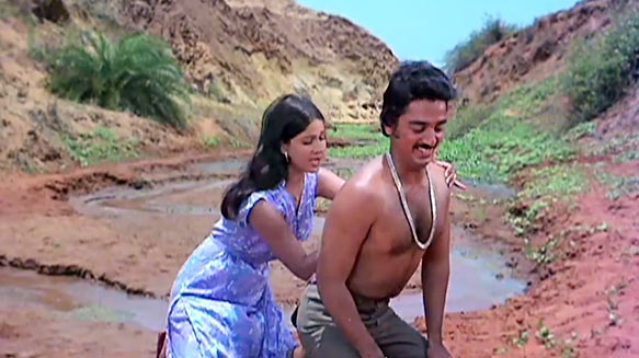 Rati Agnihotri and Kamal Haasan in Ek Duuje Ke Liye
