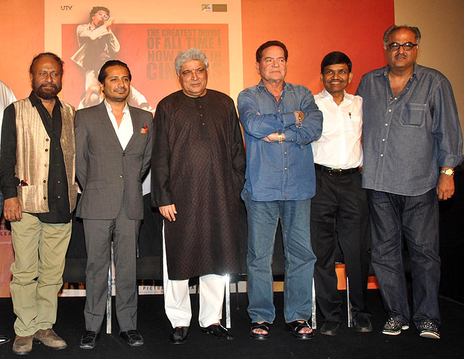 Ketan Mehta, Sasha Sippy, Javed Akhtar, Salim Khan, Jayantilal Gada and Boney Kapoor