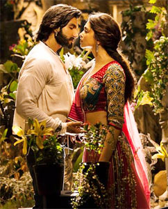 Ranveer Singh and Deepika Padukone in Ram Leela