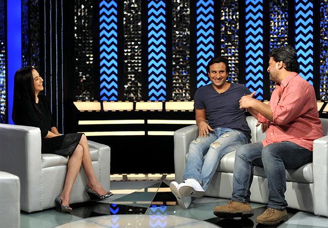 Anupama Chopra, Saif Ali Khan and Tigmanshu Dhulia