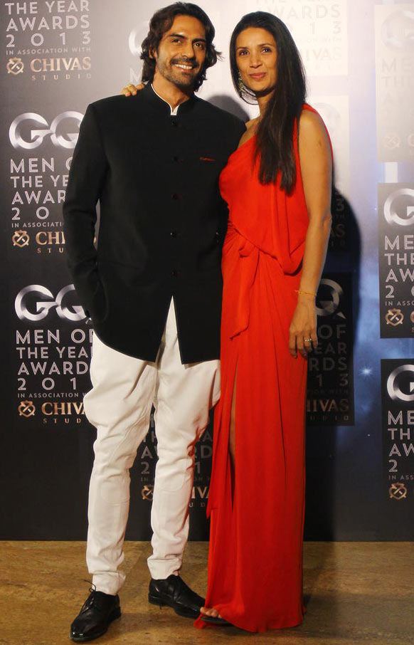 Arjun Rampal with wife Mehr Jessia