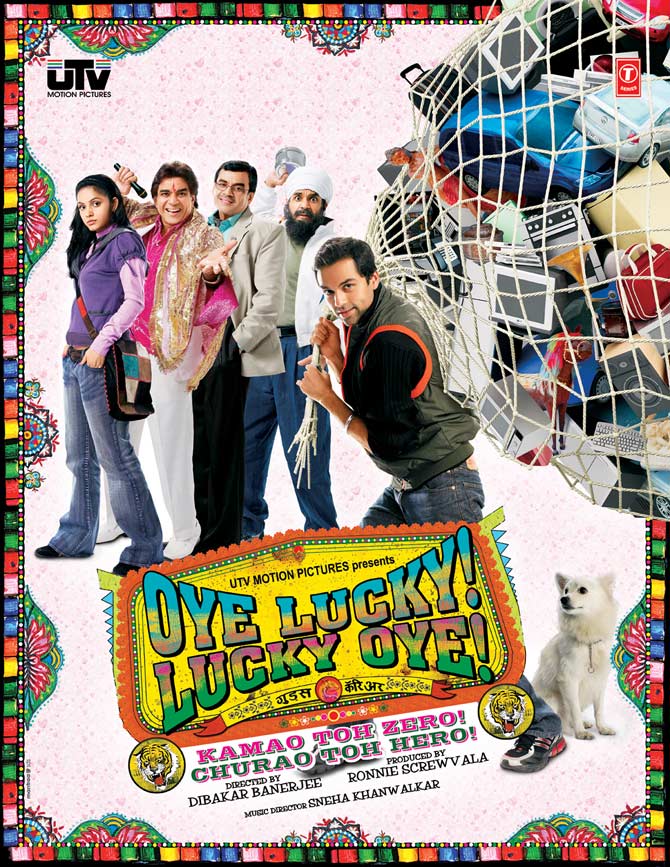 Movie poster of Oye Lucky! Lucky Oye!