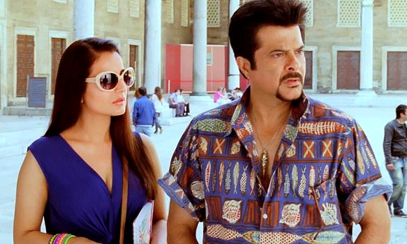 Ameesha Patel and Anil Kapoor in Race-2