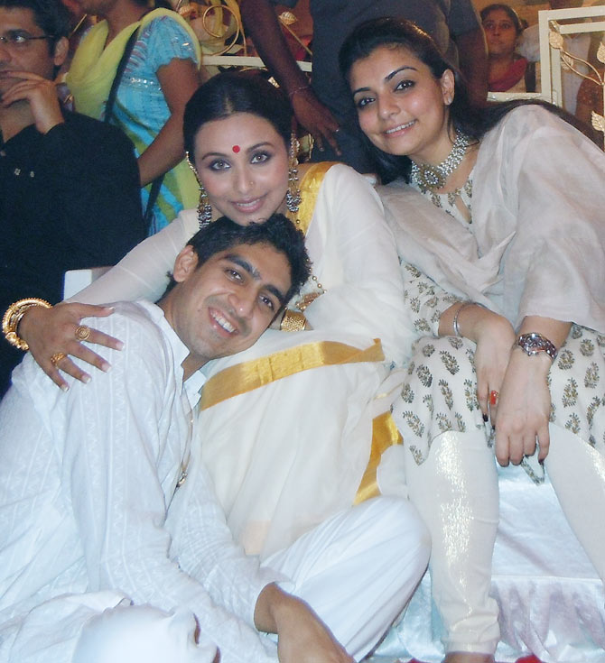 Ayan and Rani Mukerji, Vaibhavi Merchant