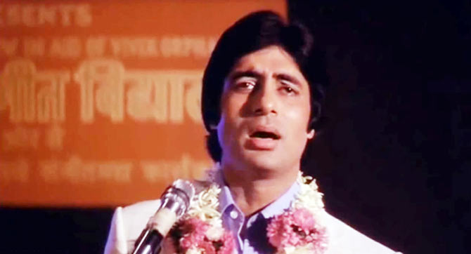 Amitabh Bachchan in Muqaddar Ka Sikander
