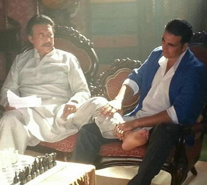 Daany Denzongpa and Akshay Kumar in Boss