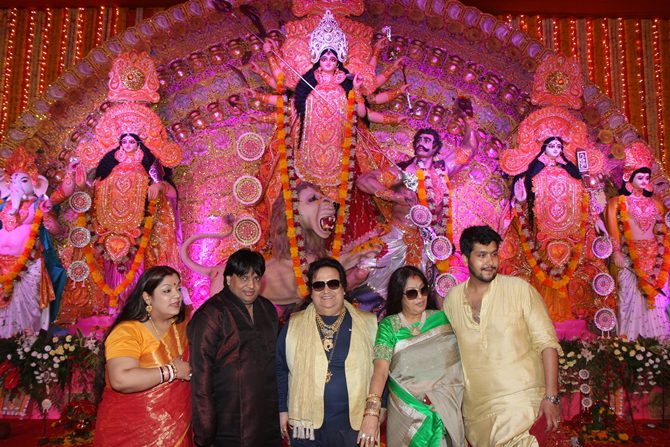 Rema, Govind Bansal, Bappi, Chitrani and Bappa Lahiri