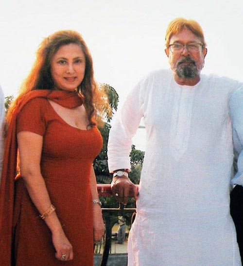 Anita Advani and Rajesh Khanna