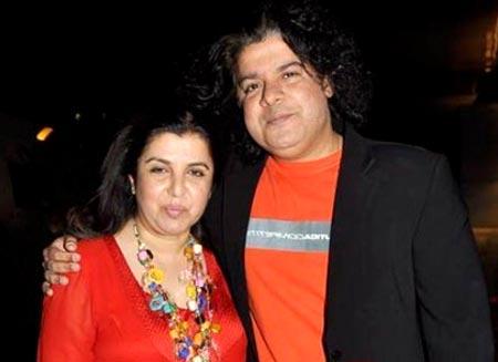 Farah and Sajid Khan