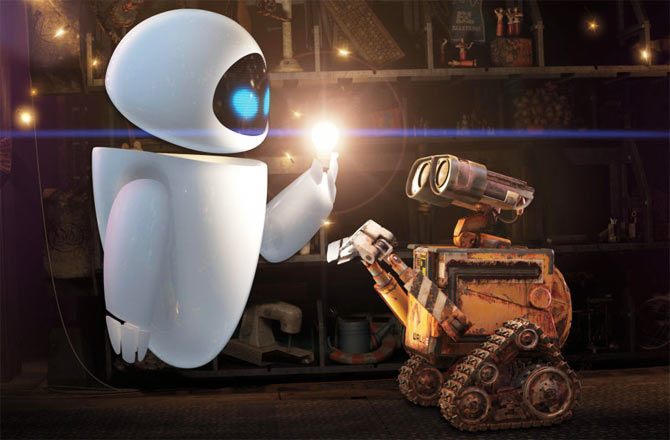 A scene from Wall-E