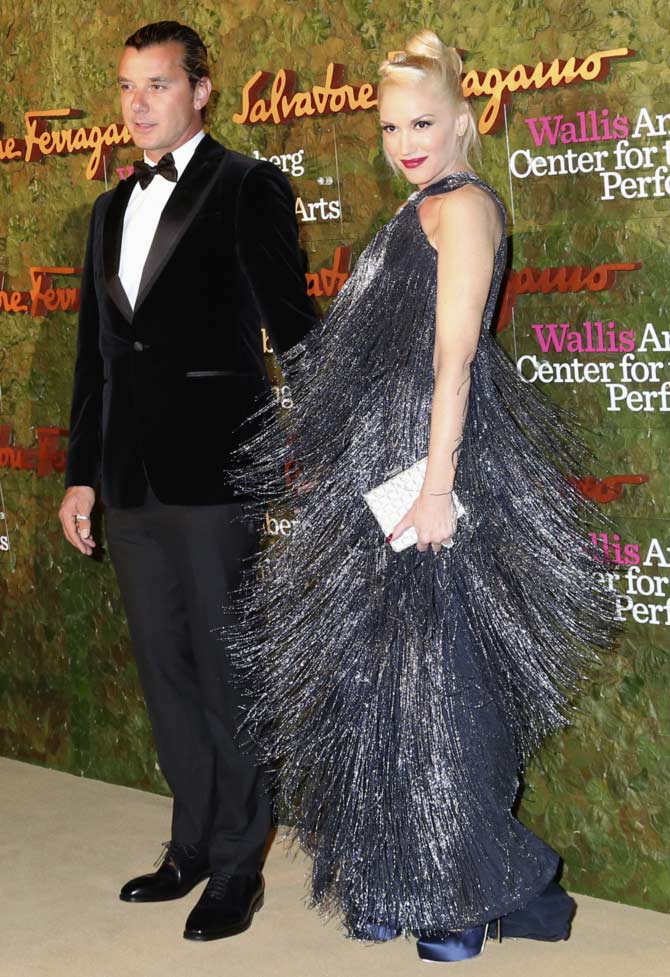 Gwen Stefani with musician husband Gavin Rossdale
