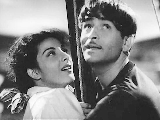 Nargis Dutt and Raj Kapoor in Awara