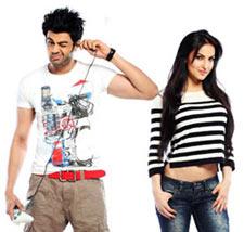 Manish Paul and Elli Avram in Mickey Virus