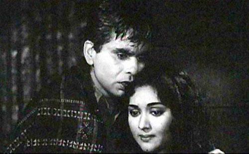 Dilip Kumar and Vyjayanthimala in Madhumati