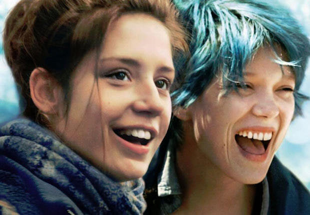 Adele Exarchopoulos and Lea Seydoux in Blue Is The Warmest Colour