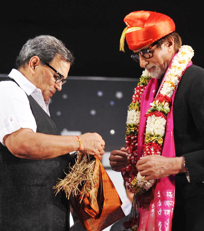 Subhash Ghai and Amitabh Bachchan