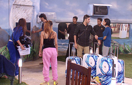 The housemates in Bigg Boss