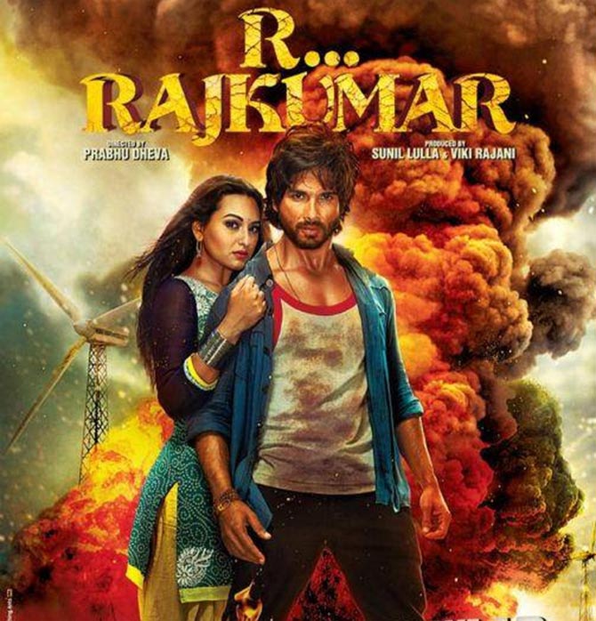 Movie poster of R... Rajkumar