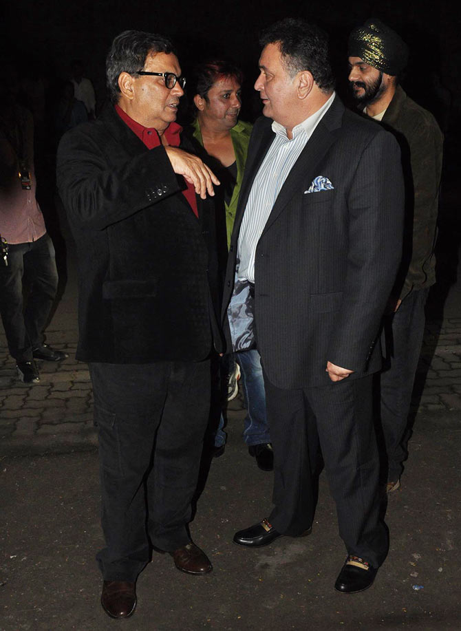 Rishi Kapoor and Subhash Ghai