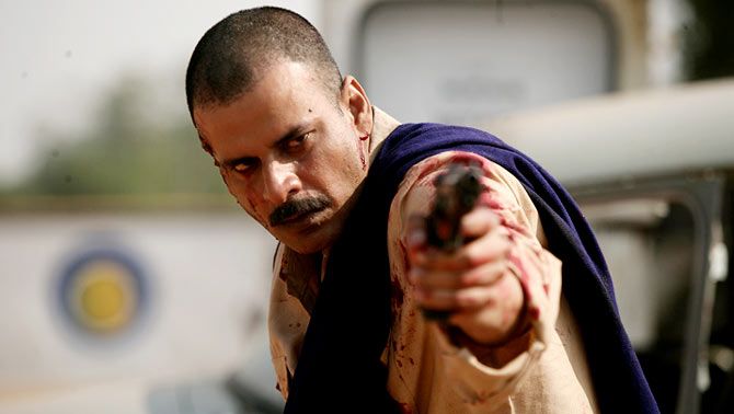 Manoj Bajpayee as the revengeful Sardar Khan in Anurag Kashyap's Gangs of Wasseypur.