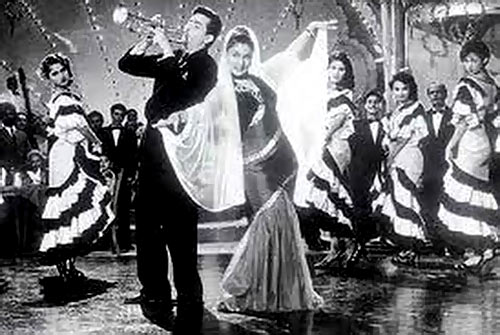 Raj Kapoor and Nadira in Shri 420