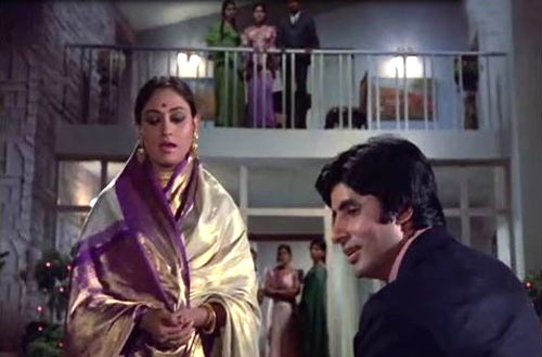 Jaya and Amitabh Bachchan in Abhimaan
