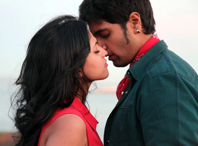 Priya Bannerjee and Sesh Adivi in KISS