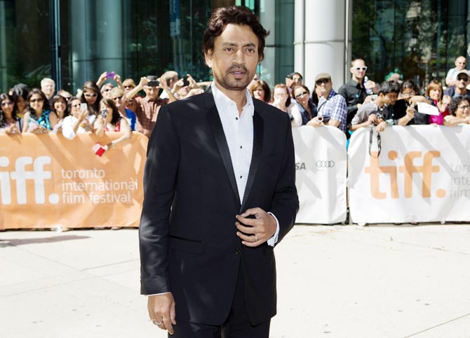 Irrfan Khan at Toronto Film Festival, where The Lunchbox was screened