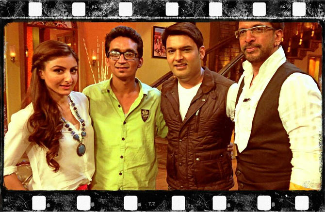 Soha Ali Khan, director Faraz Hider, Kapil Sharma, Jaaved Jaaferi
