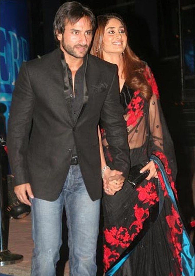 Kareena Kapoor with Saif Ali Khan