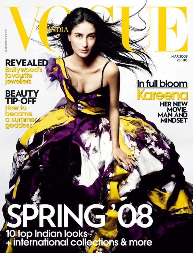 Kareena Kapoor on a Vogue cover