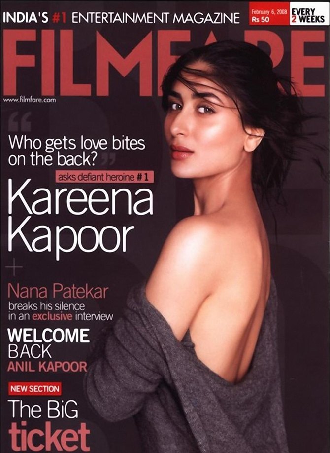 Kareena Kapoor on a Filmfare cover