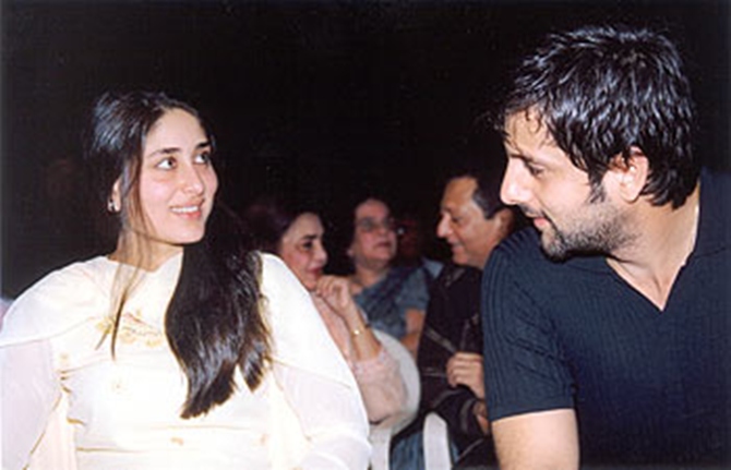 Kareena Kapoor with Fardeen Khan