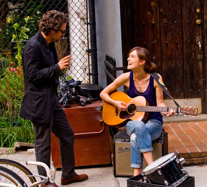 Mark Ruffalo and Keira Knightley in Can a Song Save Your Life
