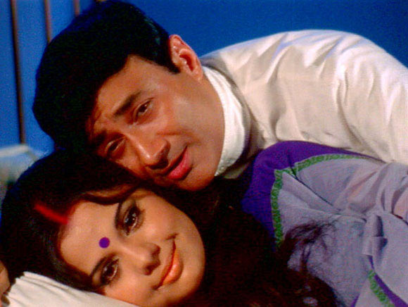 Mumtaz and Dev Anand in Tere Mere Sapne