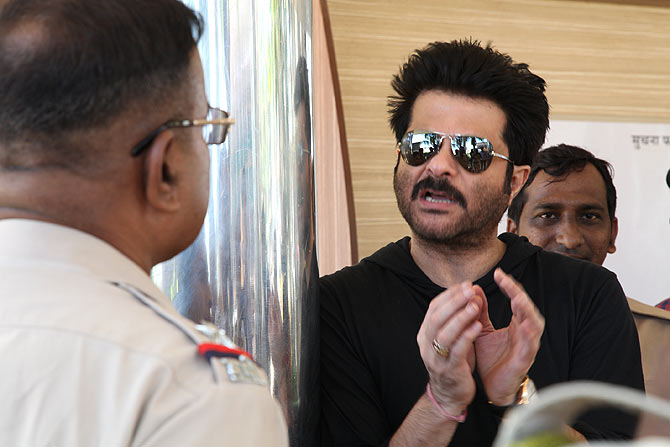 Anil Kapoor on the sets of 24