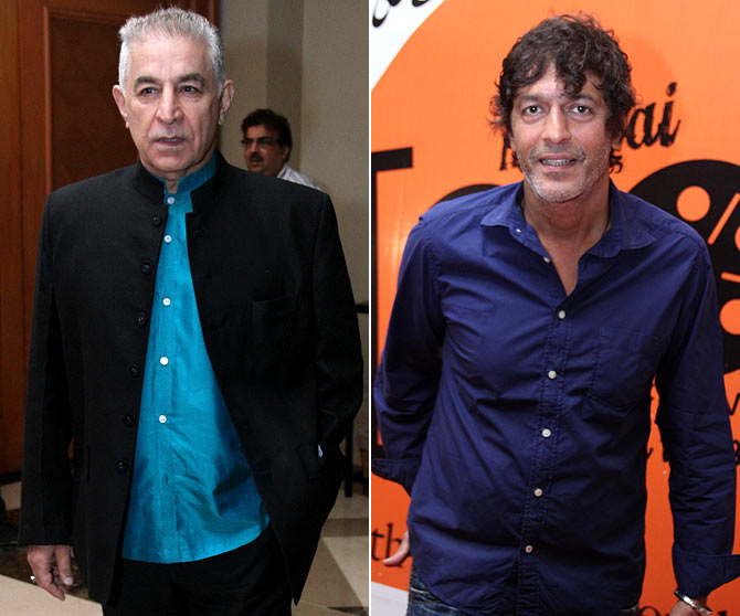 Dalip Tahil and Chunky Pandey