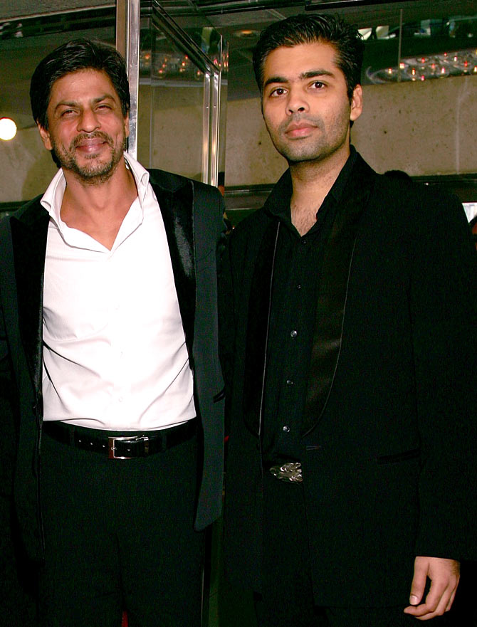 Shah RUkh Khan and Karan Johar
