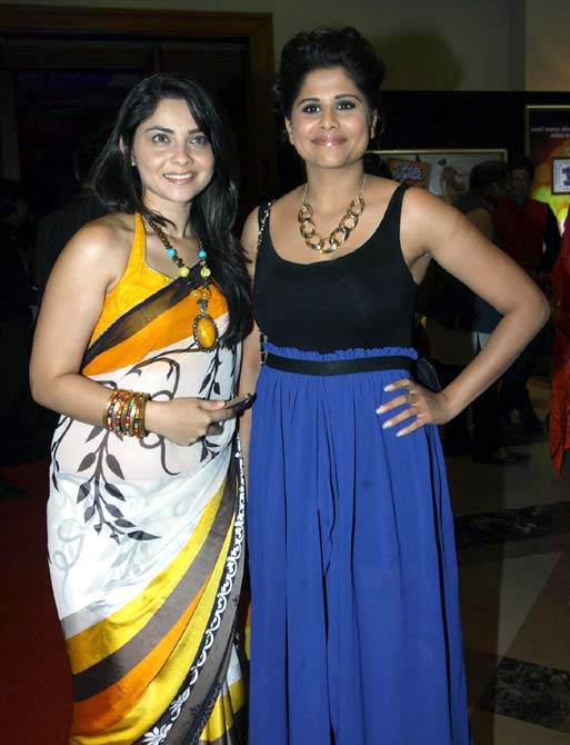 Sonalee Kulkarni and Sai Tamhanakar