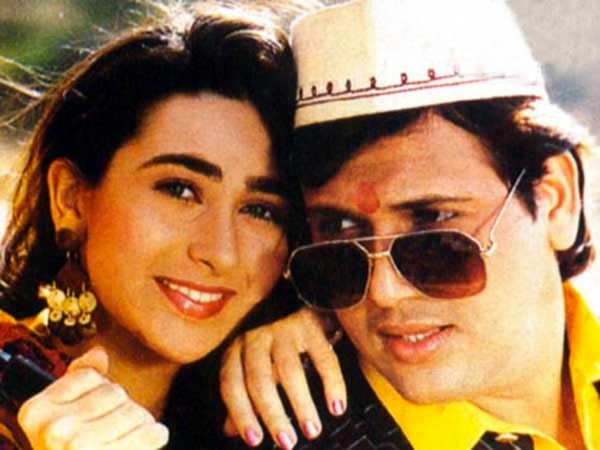 Karisma Kapoor and Govinda in Raja Babu