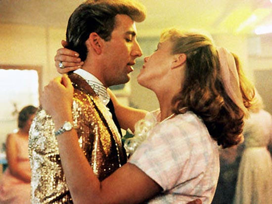 Nicolas Cage and Kathleen Turner in Peggy Sue Got Married