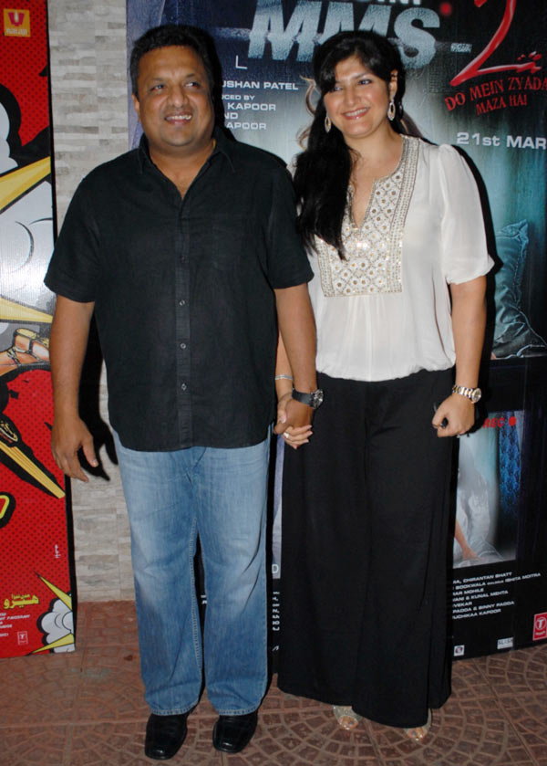 Sanjay Gupta with wife Anu Lekhi