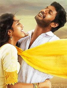 Lakshmi Menon and Vishal in Naan Sigappu Manithan