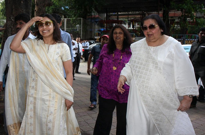 Rani Mukerji with Pamela Chopra