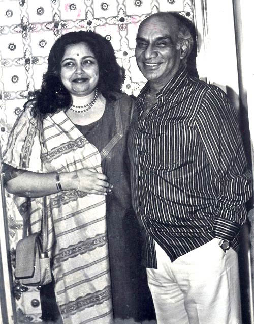 Pamela and Yash Chopra