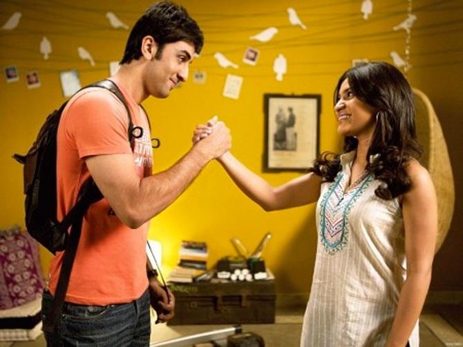 Ranbir Kapoor and Konknan Sen Sharma in Wake Up Sid