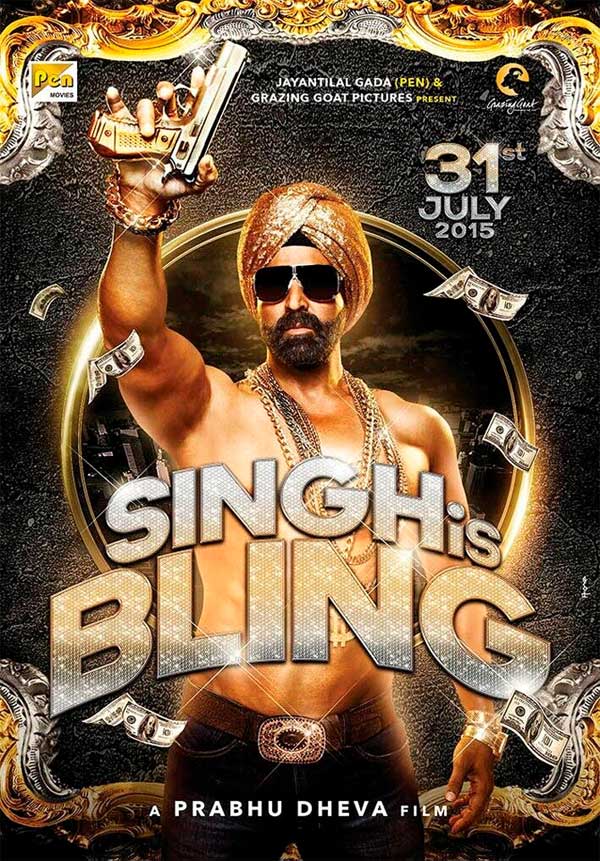 Movie poster of Singh Is Bling
